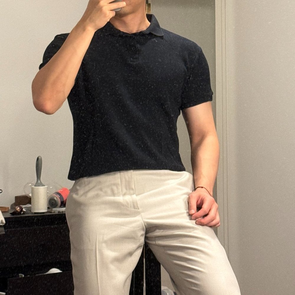 Zara / M / Polo / Dark Navy